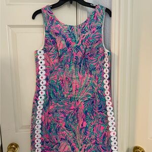 Lilly Pulitzer Pink and Green Patterned Dress